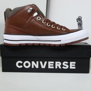 Converse Brown Leather All Star Insulation Boots